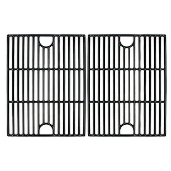 Hongso 17 inch Porcelain Coated Cast Iron Grill Grids Grates for Nexgrill 4 Burner 720-0830H 720-0670A 720-0783E 720-0958A 5 Burner 720-0888N, Kenmore 41516106210 415.16106210 Uniflame GBC98