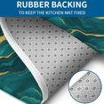 thumbnail image 4 of Teal and Gold Marble Glitter Dots Pattern Bathroom Rugs Sets 3 Piece,Toilet Cover Set,Absorbent Non Slip Bathroom Mats Sets with U-Shaped Contour Rug Toilet Rug Set, 4 of 5