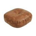 thumbnail image 2 of Cojín de piso tatami silla de cojín almohadilla de almohadilla de almohada de almohada de piso de estilo japonés para sala de estar de comedor en casa naranja, 2 of 8