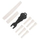 thumbnail image 2 of Folk Guitar Bridge Pin Kit, Guitar Bone Saddle Guitar Pin Remover  For Music Lovers For Guitar Players ANGGREK Folk Guitar Bridge Pin Kit, 2 of 8