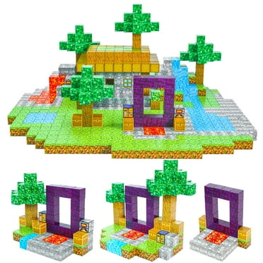 Ucradle Magnetic Blocks, Build Mine Magnet World Set, 70 Pieces, 3D Magnetic Building Blocks for Kids, STEM Certified | Ages Children to Adult 3 
