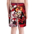 thumbnail image 5 of Animation Hazbin Hotel Boy's Board Shorts Teen Swim Trunks Drawstring Quick Dry Beach Shorts Summer Swimsuits with Mesh Lining and Pockets, 5 of 8