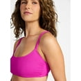 thumbnail image 4 of Time and Tru Women's and Women's Plus Size Crinkle Bralette Bikini Top, Sizes XS-3X, 4 of 5