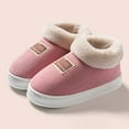 thumbnail image 2 of Mostsola Boots for Women Cozy Fuzzy Memory Foam House Slipppers Casual Indoor Slip on Shoes, 2 of 4