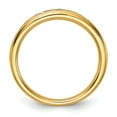 thumbnail image 2 of 14K Yellow Gold Diamond, Lab Grown Round Ring Band, Size 5, 2 of 6
