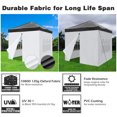 thumbnail image 2 of InstaHibit 9.6x9.6Ft Replacement Canopy with 4 Sidewalls Top Cover UV30+ Yard, 2 of 11