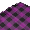 thumbnail image 4 of Shower Curtain, Purple black plaid A Waterproof Shower Curtain for Bathroom, Washable Bathroom Shower Curtain Set with Hooks Long Shower Curtain 72x72in Home Decor, 4 of 7