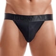 thumbnail image 2 of JOCKMAIL 3PCS/Pack Mens Thongs Underwear Jockstrap Low Rise Athletic Supporter Jockstrap Mens Breathable Briefs Men Jockstrap, 2 of 8