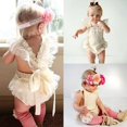 thumbnail image 1 of Kids Baby Girls Clothes Lace Ruffle Romper Jumpsuit Sunsuit Outfits A1, 1 of 4