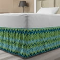 thumbnail image 1 of Ambesonne Multi-color Abstract Gathered Microfiber Bed Skirt, Twin, 1 of 2