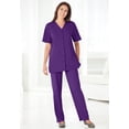 thumbnail image 6 of Woman Within Plus Size 7-Day Short-Sleeve Baseball Tunic, 6 of 6