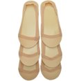thumbnail image 2 of Angelina Mesh No-Show Liner Sock w/ Non-Skid Bottom and Heel (6-Pairs), 2 of 3