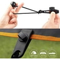 thumbnail image 5 of 10 Pack Tent Clamp Clips for Tent Awning Banners Boat Gardening - Black, 5 of 5