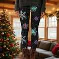 thumbnail image 4 of Gamivast Christmas Leggings for Women Holiday High Waisted Comfortable and Stretchy Pj Pants Printed Straight Leg Funny Xmas Legging Cute Lounge Bottoms Running Yoga Pants, 4 of 6