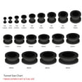 thumbnail image 3 of BodyJ4You 18PCS Taper Tunnel Plugs Randomly Assorted Ear Piercing Gauges Kit 14mm (9/16") - 9 Pairs, 3 of 6