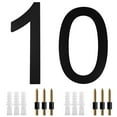 thumbnail image 5 of MYG 8 inch Modern Floating House Numbers Large Black Shadow Home Address Garage Gate, 5 of 5