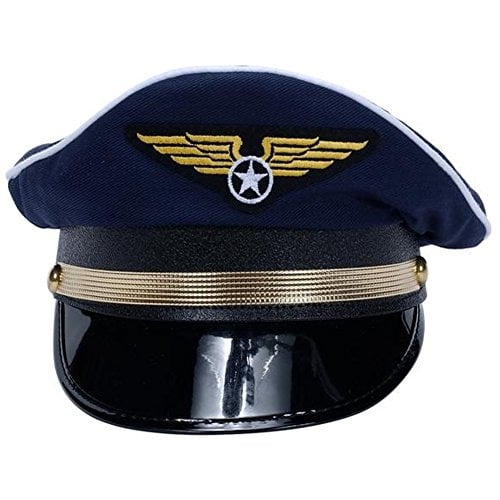 Sombrero de Piloto - Paquete de 2 - Sombrero de Capitán Piloto - Disfraz de Piloto y Auxil Tigerdoe Tigerdoe