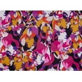 thumbnail image 2 of Zelouf Print On Ity  , Sewing, DIY, Crafts Fabric by the Yard, 639 Purp/fush, 7 Yard, 2 of 2