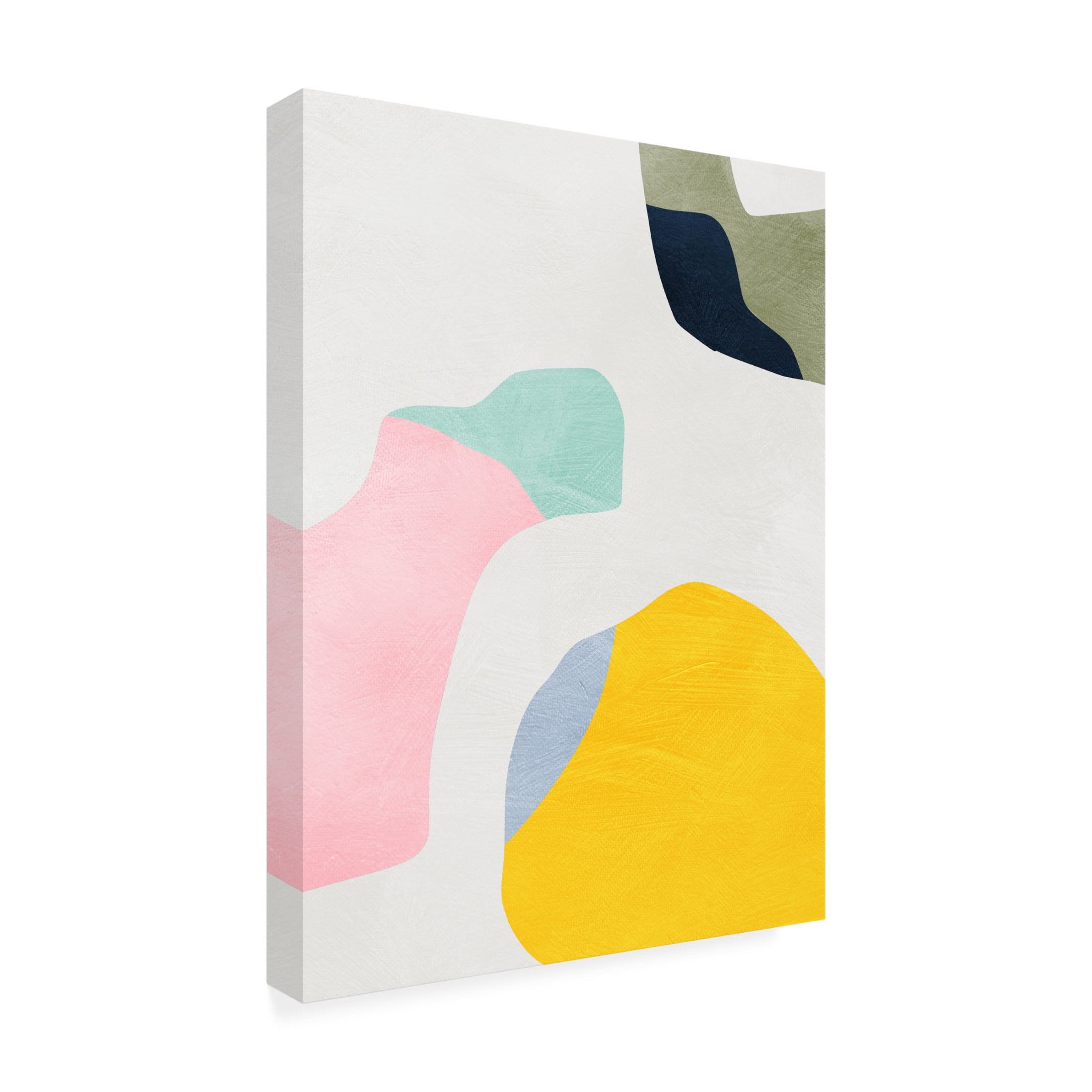 Trademark Fine Art Ana Rut Bre Pastel Minimal shapes Canvas Wall Art