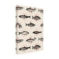 thumbnail image 4 of Trademark Fine Art Florent Bodart  Fishes In Geometrics NAo4 Canvas Wall Art, 4 of 4