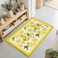 thumbnail image 2 of Yellow Lemon Area Rugs 2x3ft Floral Leaf Summer Fruit Farmhouse Pastoral Floor Rug&nbsp;Non Slip Low Pile Ultra Soft Throw Carpet for Entryway Indoor Entrance Kitchen Bathroom, 2 of 9