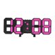 thumbnail image 3 of Reloj de pared digital Sunnimix 3D Rosa Concha Negra, 3 of 8