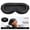 1-Black, variant on 3D Weighted Eye Mask | Memory Foam Sleep Mask for Women & Men | 100% Blackout | Adjustable Straps | Travel Essentials