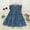 1-Blue, variant on Toddler Girl Dress Ruffled Denim Skirt Dress for Girls Summer Clothes for Girls Baby Girl Outfits 12-24 Months