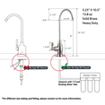thumbnail image 5 of iSpring GK1-ORB Heavy Duty Reverse Osmosis, High Spout Kitchen Bar Sink Drinking Water, Contemporary RO Faucet, Oil Rubbed Black, 5 of 8