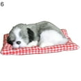 thumbnail image 6 of Sioweci Cute Simulation Sleeping Puppy Dog Doll Toy with Sound Kid Toy Decoration Gift, 6 of 6