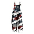 thumbnail image 2 of SELONE Patriotic Outfits Womens Jumpsuits and Rompers with Pockets Fashion Holiday Wear Navy S, 2 of 5
