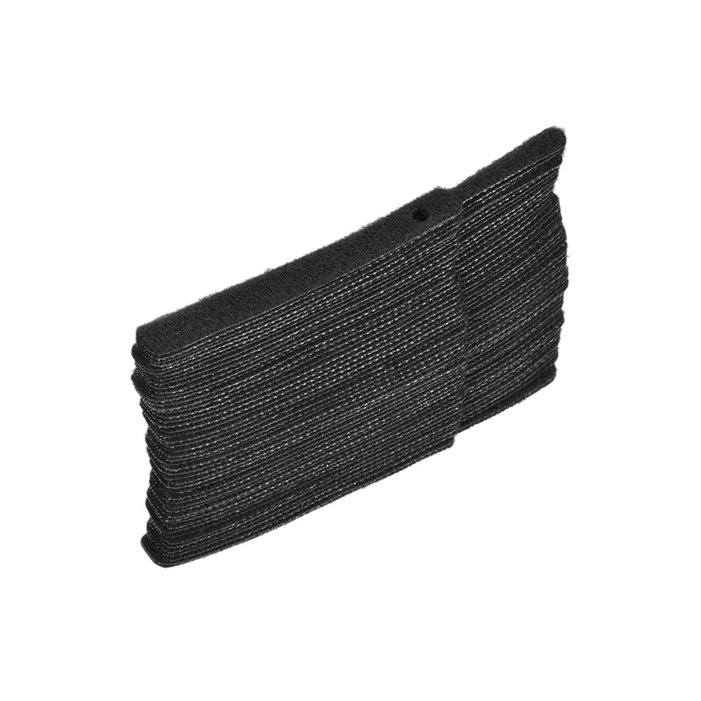 Reusable Cable Ties, 4 Inches Hook and Loop Cord Wraps, Black Zip Tie