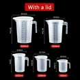 thumbnail image 3 of Liquid Container Plastic with Lid Large Capacity Transparent Mixing Cup Clear Laboratory Beaker Graduated Measuring Cup 5000ML(WITH A LID), 3 of 8
