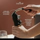 thumbnail image 4 of Deluxe Corkscrew, Wine Bottle Opener with Built-in Foil Cutter, Black & Chrome, 4 of 5
