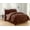Brown, variant on Mocassi 6-Piece White Pintuck Comforter Bedding Sets, King