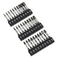 thumbnail image 1 of Screwdriver Bit, D2 Alloy Steel Non Slip Bit Magnetic 30Pcs Impact Screwdriver Bit Set  for Repair Maintenance, 1 of 7