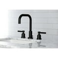 thumbnail image 4 of Kingston Brass FSC8930DKL Kaiser Widespread Bathroom Faucet with Brass Pop-Up in Matte Black, 4 of 7