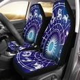 thumbnail image 1 of RYLABLUE Set of 2 Car Seat Covers Zodiac Horoscope Circle Astrology Sign Constellation Symbol Star Aquarius Universal Auto Front Seats Protector Fits for Car,SUV Sedan,Truck, 1 of 5