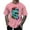 Rose, variante sur T-Shirts pour Hommes Dégradé de Couleurs Squelette Imprimé Géant Manteau Fantaisie Adulte Noir Vêtements d'Automne pour Hommes Taille TTG