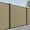 antique wood, variant on Mondaria 6 ft x 6 ft Privacy Fence Panel with 1 Post, WPC Composite Outdoor Fence for Backyard, Garden and Pool, Yellow Teak
