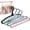 4pcs, variant on Multifunctional Foldable Clothes Hanger with 11-Hole, Smart Foldable Hangers, Space Saving Hanging Closet Organizer, 360° Rotating, 11 Clothes/Pants/Skirts (Blue)