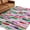 Pink, Magenta, Emerald Green, Blush, variant on Area Rugs 5'x7', Purple Green Carpet Runner Indoor Outdoor Rugs Home Decor Aesthetic, Ink Painting Modern Abstract Art Non Slip Mats Washable Accent Rug for Living Room Bedroom