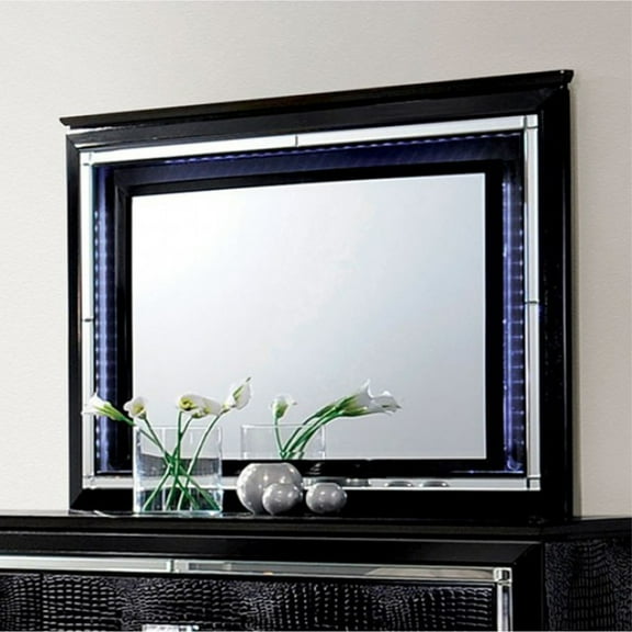 Bellaova Contemporary Style Mirror, Black