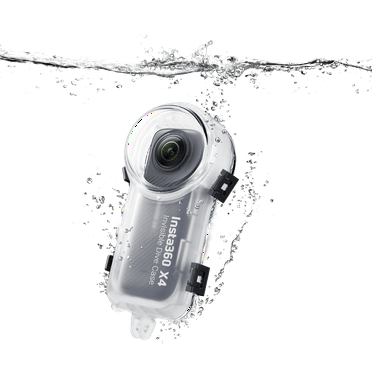 Insta360 X4 Invisible Dive Case – Waterproof Housing for Underwater Shooting, Saltwater-Resistant Protective Shell for Insta360 X4 with Anti-Leak Design and Maintenance Guidelines
