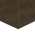 thumbnail image 4 of Mainstays Textures Crosshatch Polyester and Rubber Backed Doormat, 3' x 5', Walnut, 4 of 11