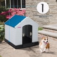 thumbnail image 2 of Casa Para Pero Q Perrón Raza Chica Con Puerta Color Azul, 2 of 7