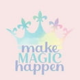 thumbnail image 2 of Allen, Kimberly 12x12 White Modern Wood Framed Museum Art Print Titled - Make Magic Happen, 2 of 4