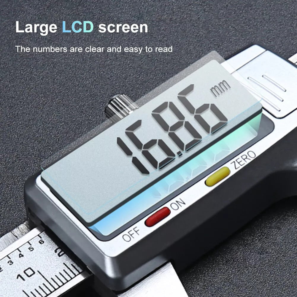 Vernier Caliper Stainless Steel 150mm Digital Caliper Vernier Gauge Micrometer Measuring Tool Metalworking Inspection Measuremen