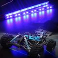 thumbnail image 4 of 24 LEDs Aluminum Alloy RC Chassis Light Bar for 1:10 1:8 Scale Model Car, Bright Decorative Car Light with Support Racing Day and Night, 4 of 7