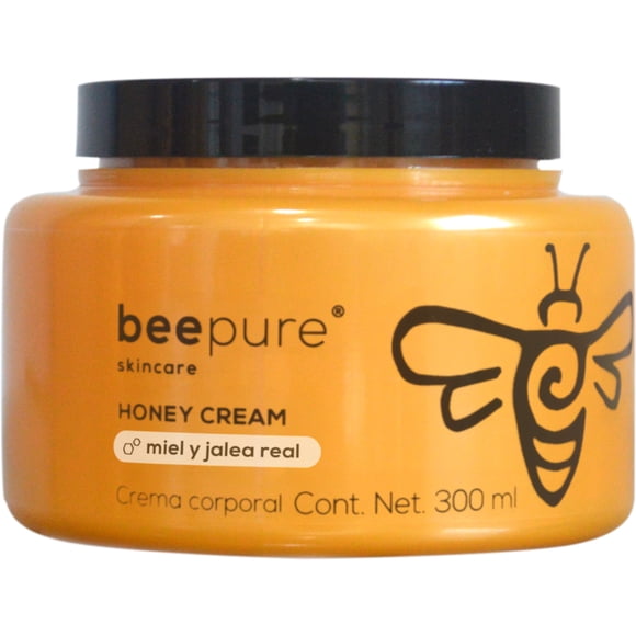 Crema corporal miel y jalea real beepure 300 ML